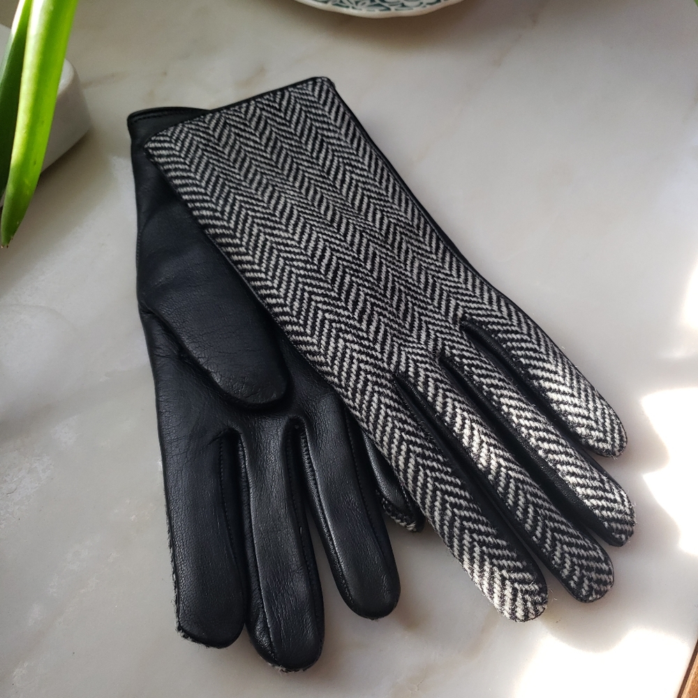 NWOT Mark and Graham herringbone gloves | sz 6.5